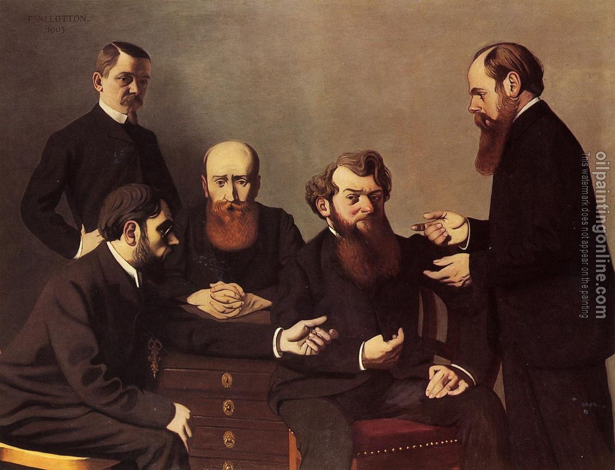 Felix Vallotton - The Five Painters